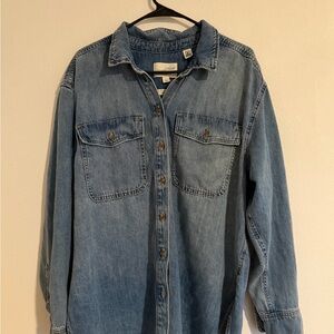 Universal Thread Blue Denim Shirt